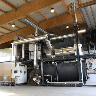 Neubau einer Pyrolyse-Heizzentrale